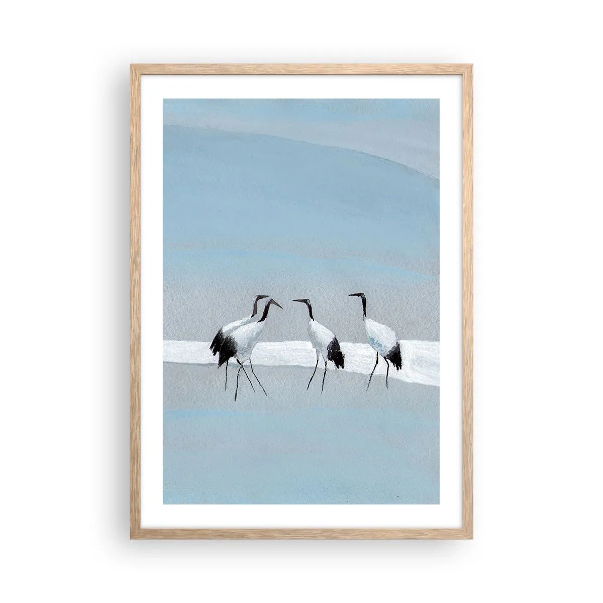 Plakat w ramie jasny dąb - Po gorącym dniu - 50x70 cm