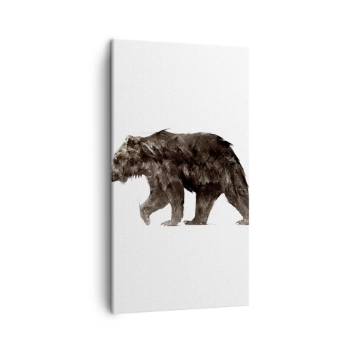 Obraz na płótnie - Zawsze noszę prawdziwe futro! - 45x80 cm