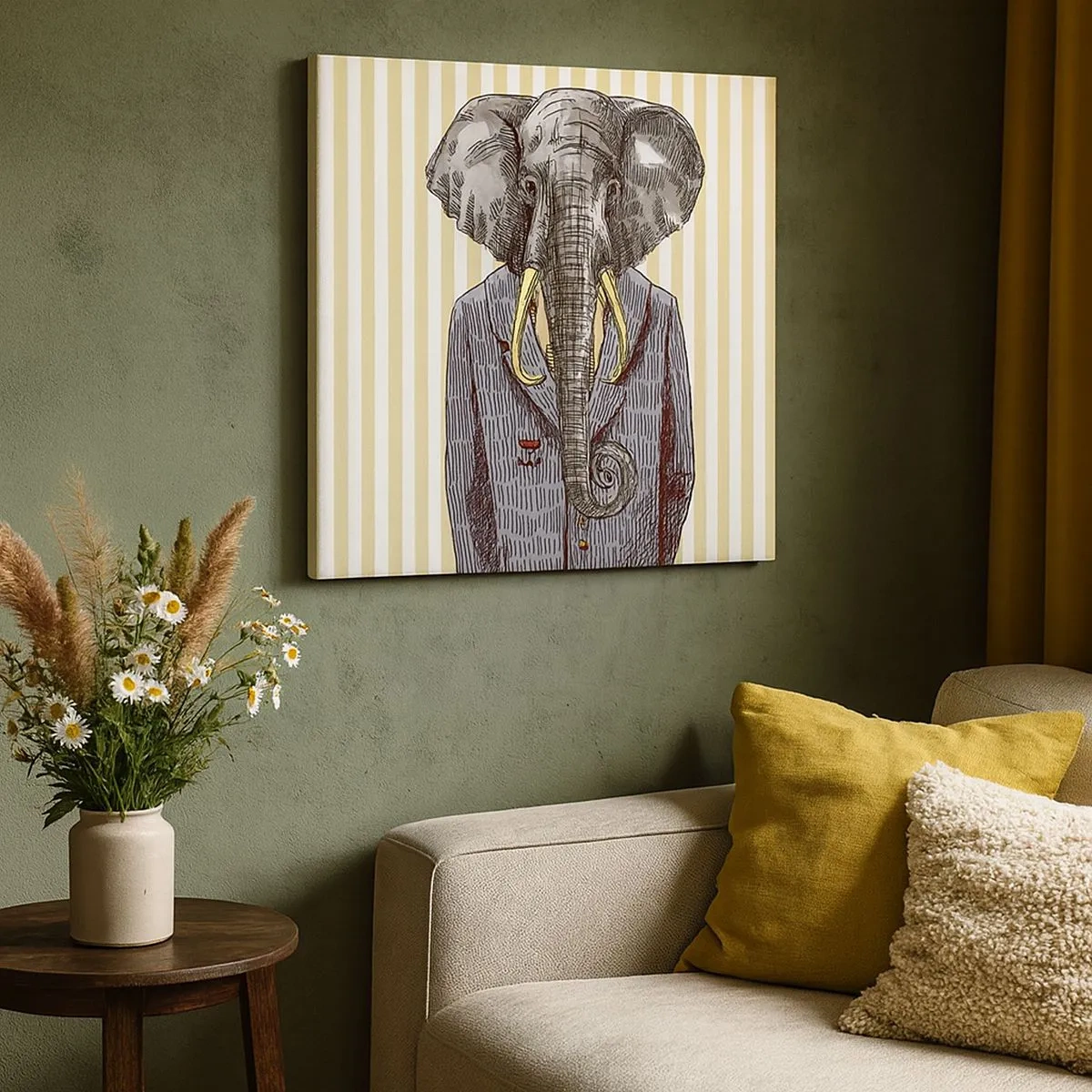 Obraz na płótnie - Elegancki z natury - 30x30 cm