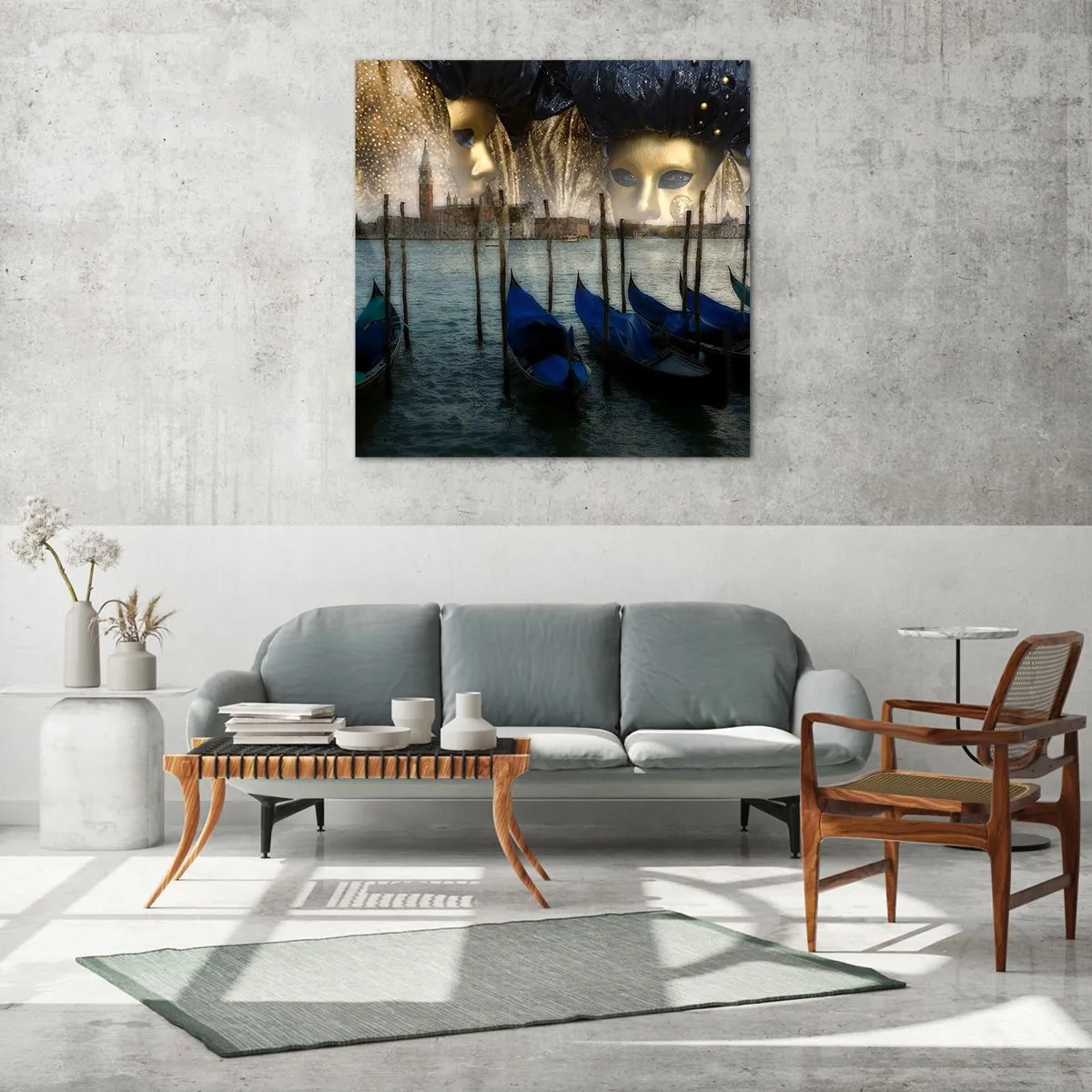 Obraz na szkle - Karnawał czas zacząć - 50x50 cm