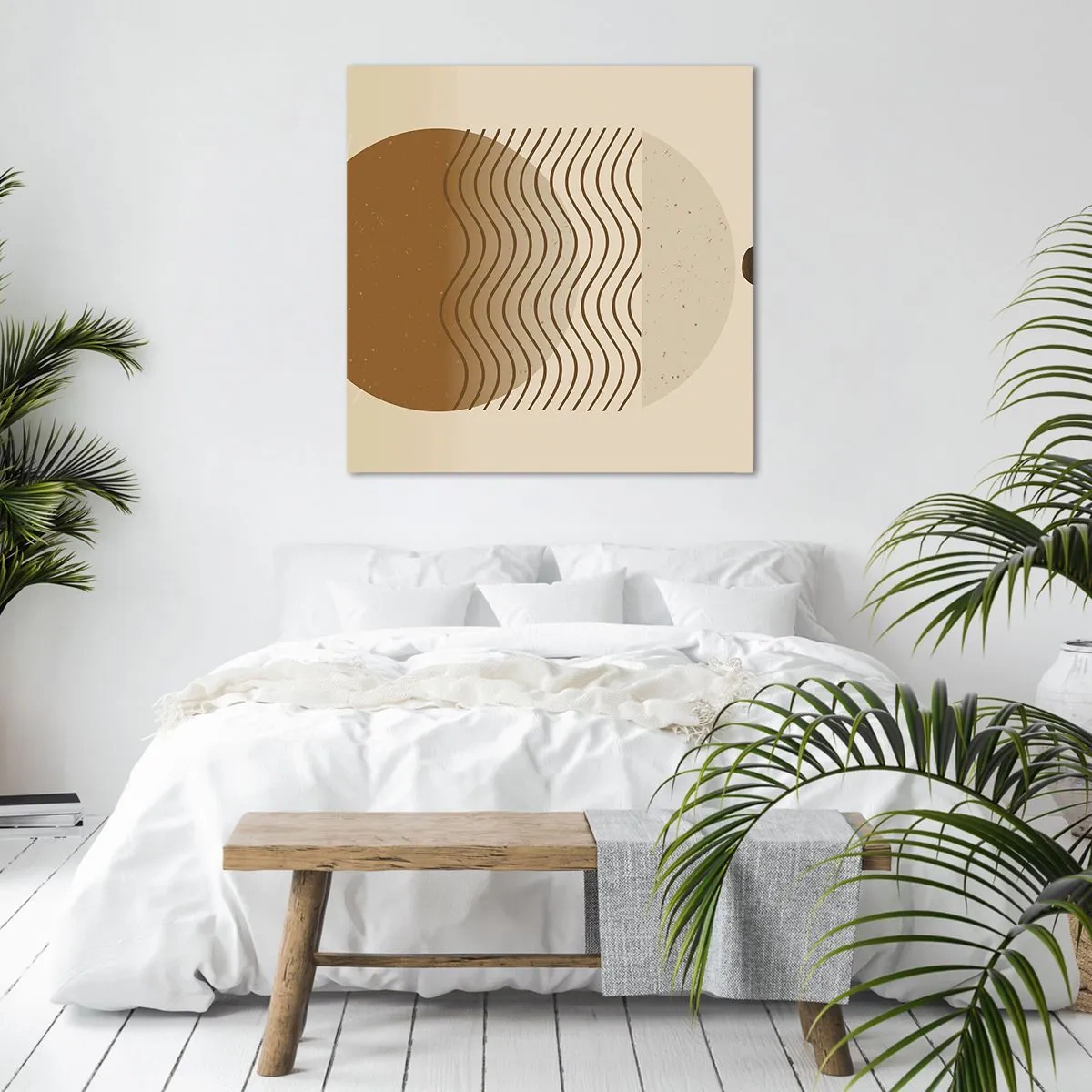 Obraz na płótnie - O pochodzeniu figur geometrycznych - 30x30 cm