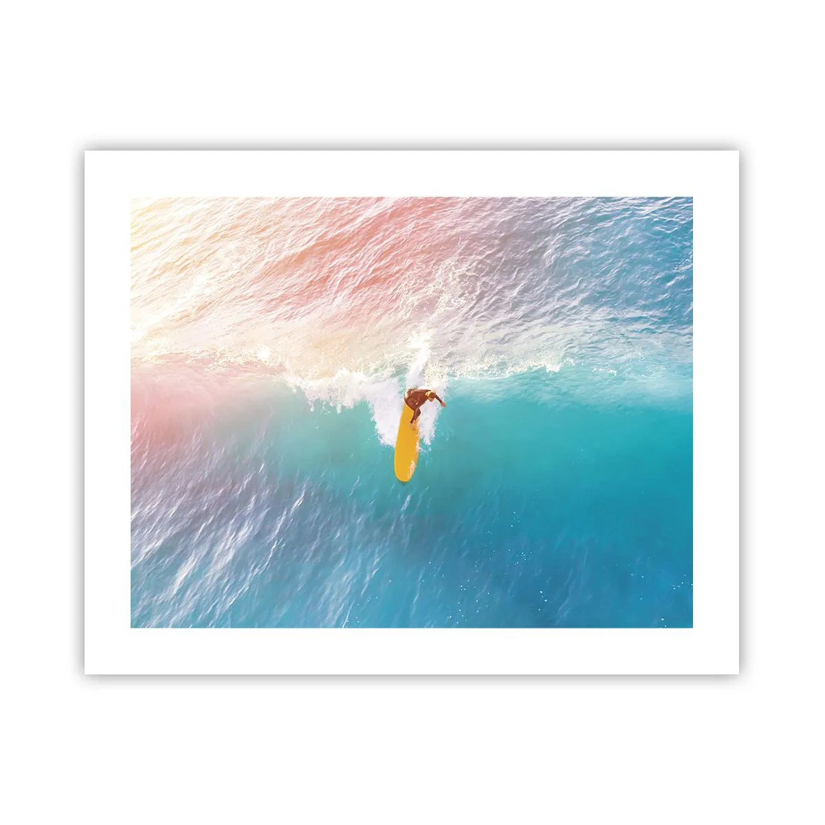 Plakat - Oceaniczny jeździec - 50x40 cm