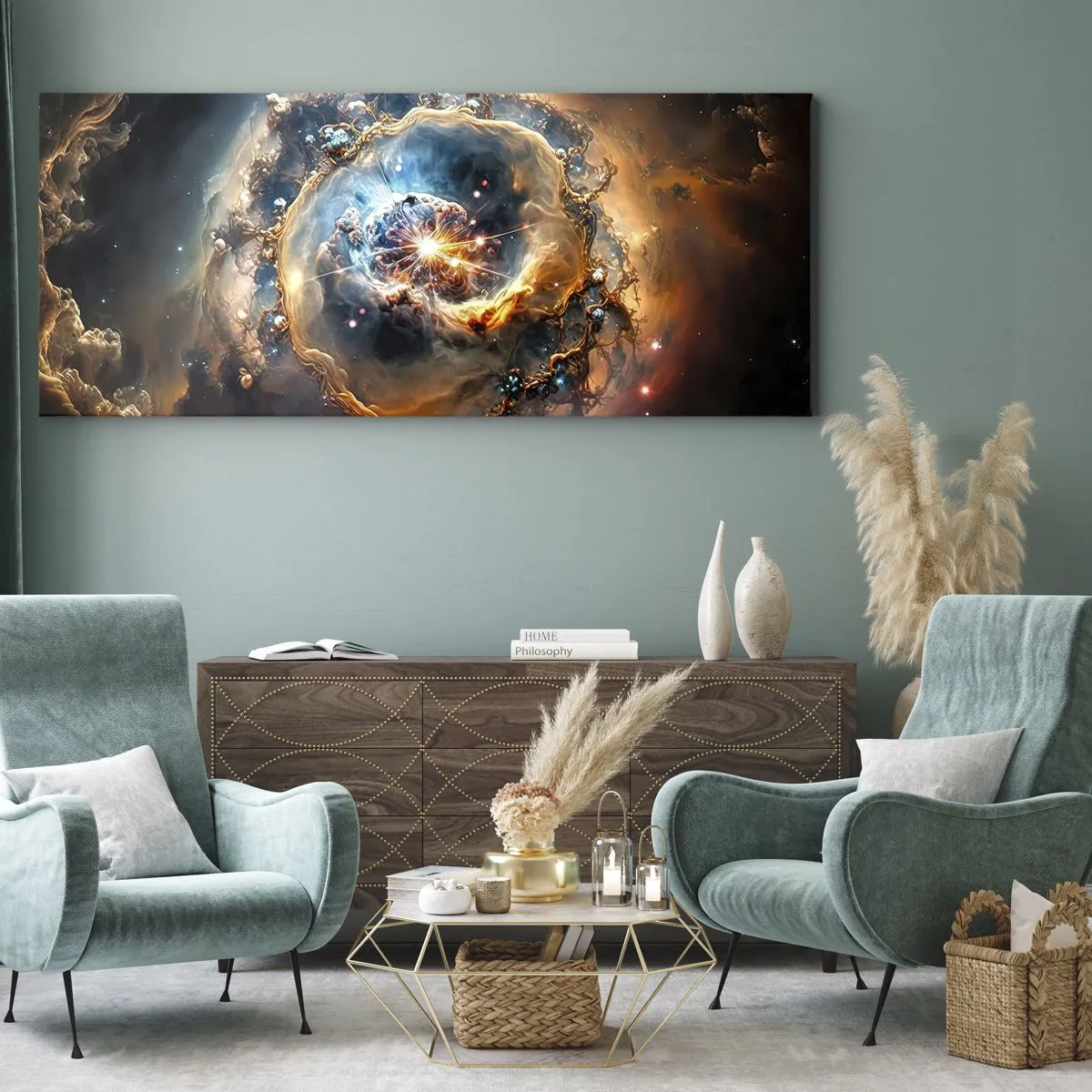 Obraz na płótnie - Początek - 100x40 cm