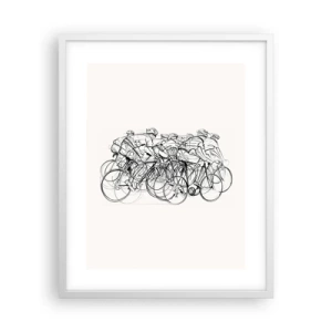 Plakat w białej ramie - Wespół w zespół - 40x50 cm