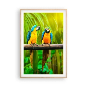 Plakat w ramie jasny dąb - A słyszałaś, że ona…? - 61x91 cm