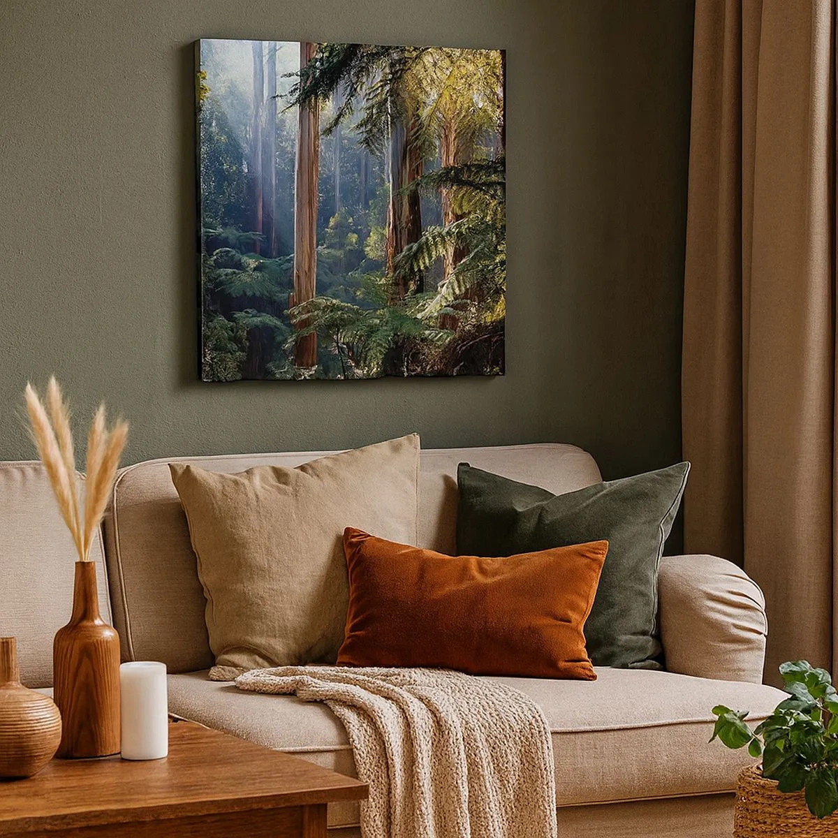 Obraz na płótnie - Baśń lasu - 30x30 cm