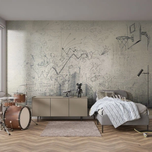 Fototapeta Premium Canvas - Moje wspaniałe miejskie życie - Graffiti, Sztuka, Grafika - 250x175 cm