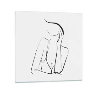 Obraz na szkle - Na fali marzeń - 70x70 cm