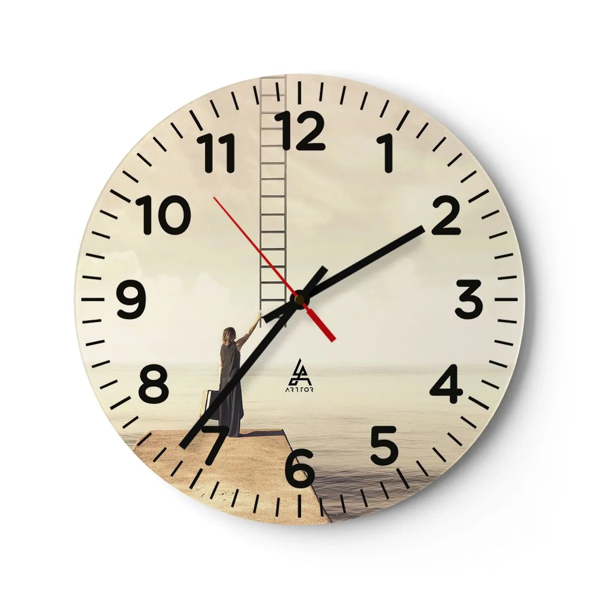 Zegar ścienny - Magiczna podróż - 40x40 cm