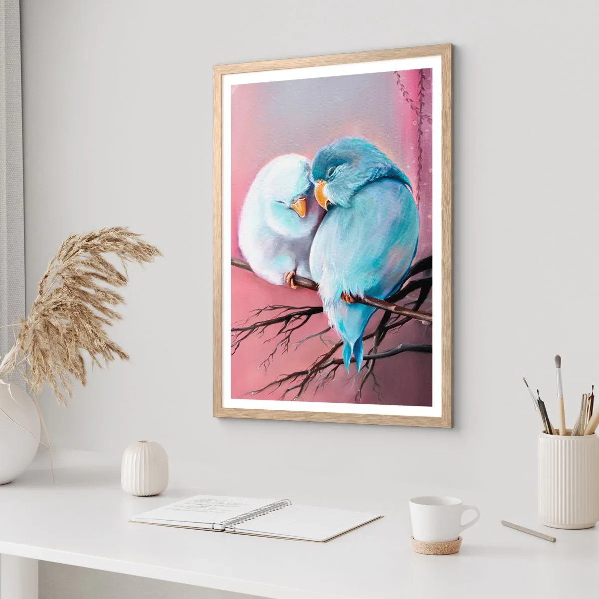 Plakat w ramie jasny dąb - Cóż tu dodać?… - 30x40 cm