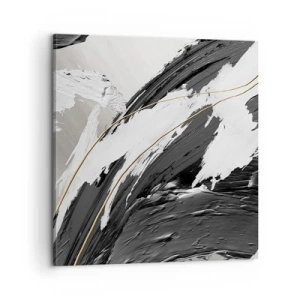 Obraz na płótnie - Abstrakcja z rozmachem - 60x60 cm