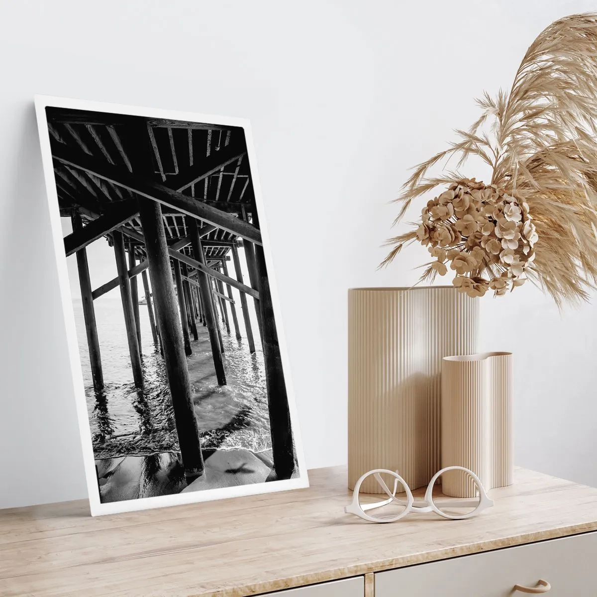 Plakat - Plażowa kryjówka - 70x100 cm