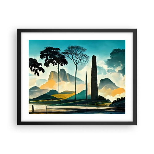 Plakat w czarnej ramie - Wciąż wyżej i wyżej - 50x40 cm