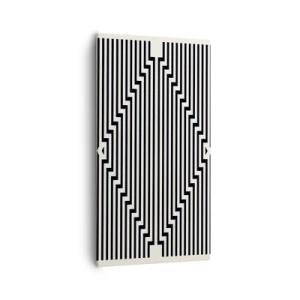 Obraz na płótnie - Geometryczna iluzja - 55x100 cm