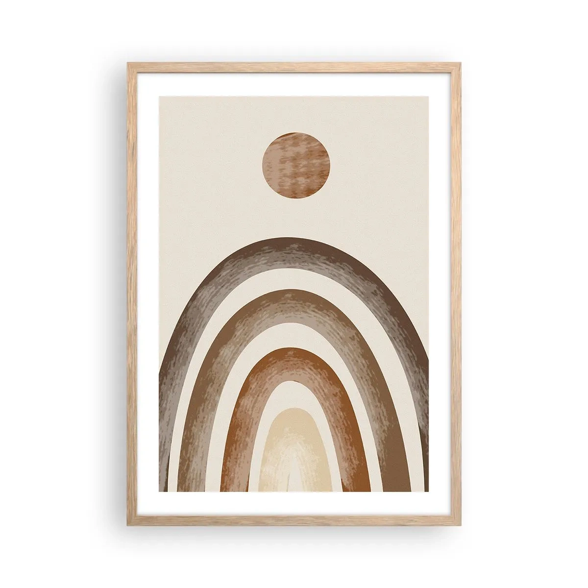 Plakat w ramie jasny dąb - W odległej galaktyce - 50x70 cm