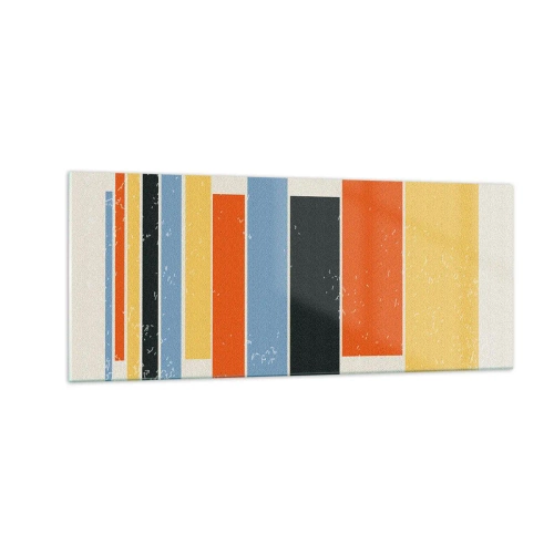 Obraz na szkle - Zapis muzyki - 100x40 cm