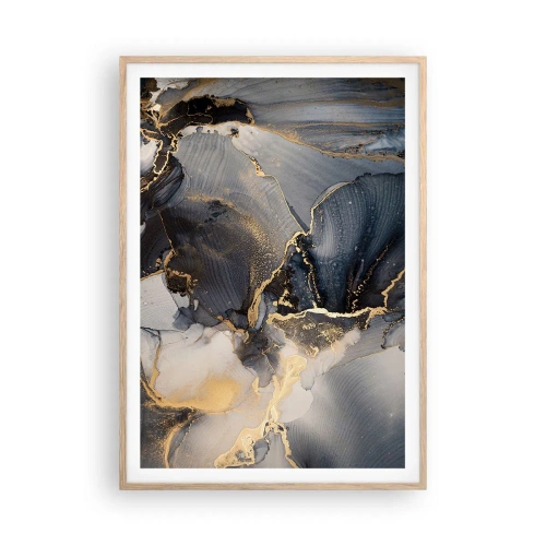 Plakat w ramie jasny dąb - Życie kamienia - 70x100 cm