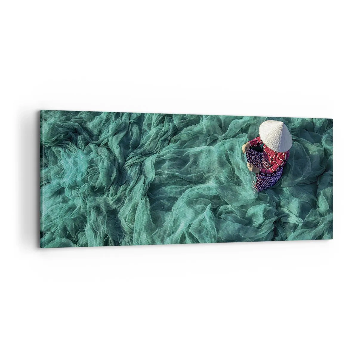 Obraz na płótnie - W morzu sieci - 100x40 cm