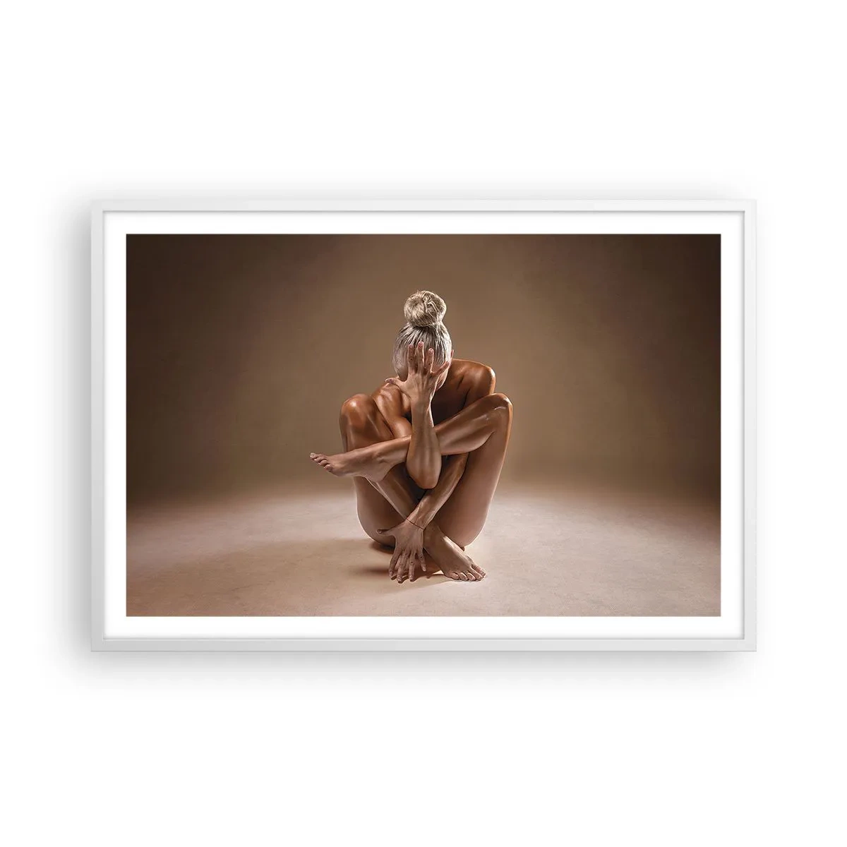 Plakat w białej ramie - Jedność ciała i ducha - 91x61 cm