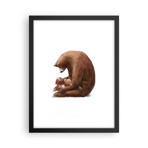 Plakat w czarnej ramie - Słodkich snów, dzieciaki - 30x40 cm