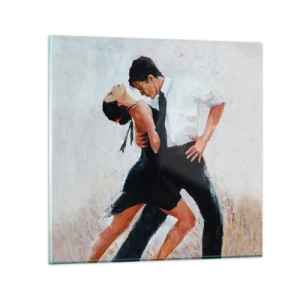 Obraz na szkle - Tango mych marzeń i snów - 50x50 cm