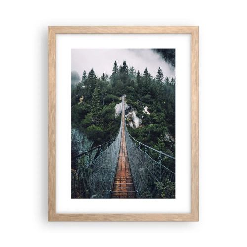 Plakat w ramie jasny dąb - Tylko dla orłów - 30x40 cm