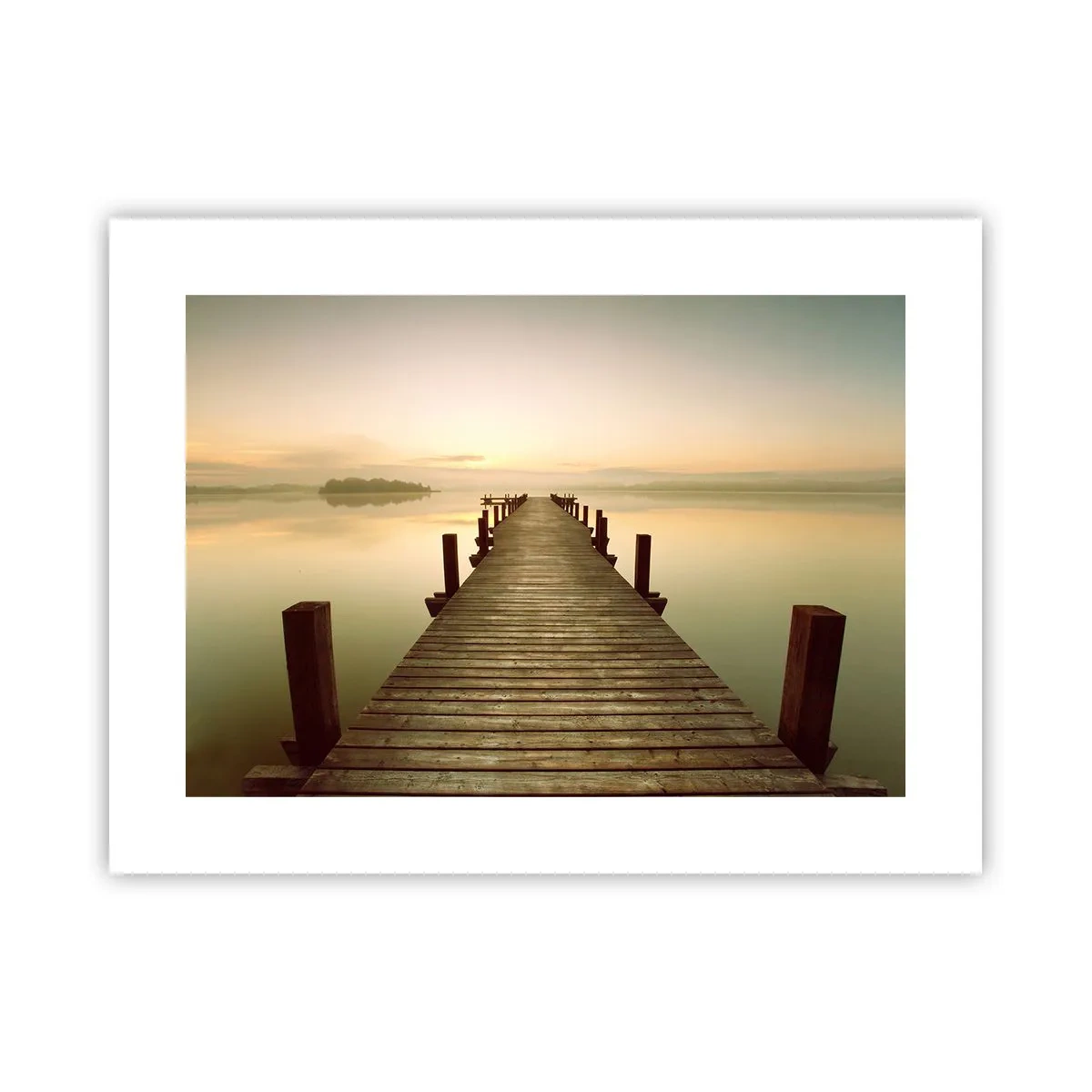 Plakat - Przedświt, świtanie, światło - 40x30 cm