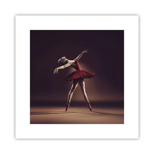 Plakat - Prima ballerina - 30x30 cm