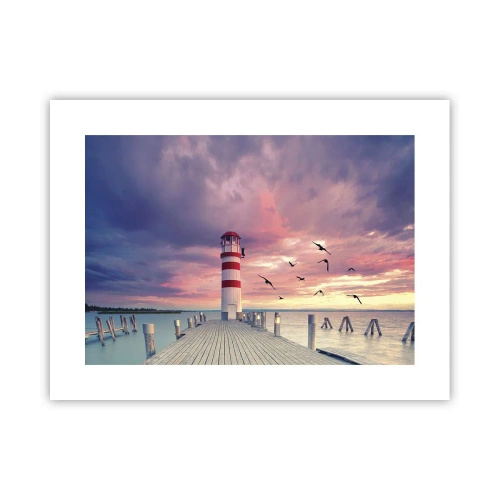 Plakat - Pora do portu - 40x30 cm