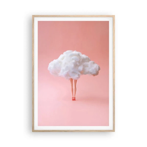 Plakat w ramie jasny dąb - Słodka obietnica - 70x100 cm