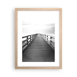 Plakat w ramie jasny dąb - W siną dal… - 30x40 cm