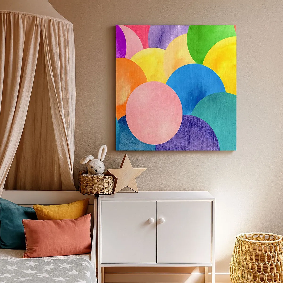 Obraz na płótnie - Pierwotna pełnia życia - 30x30 cm