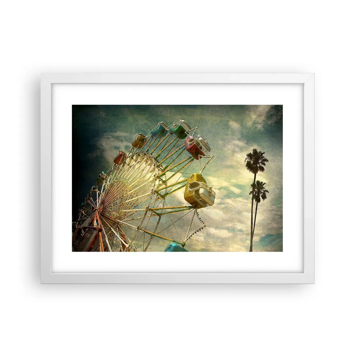 Plakat w białej ramie - Będzie, będzie zabawa… - 40x30 cm