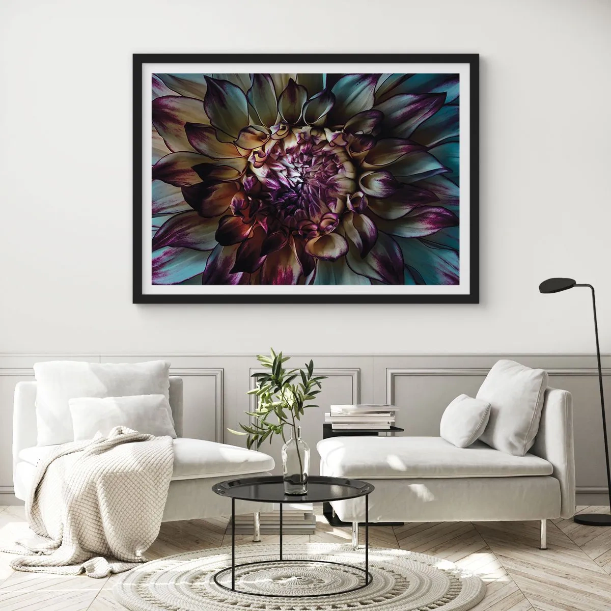 Plakat w czarnej ramie - Rozkwit młodości - 40x30 cm
