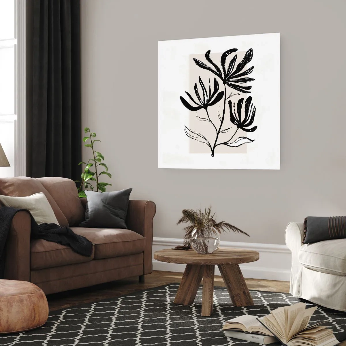 Plakat - Szkic do zielnika - 40x40 cm