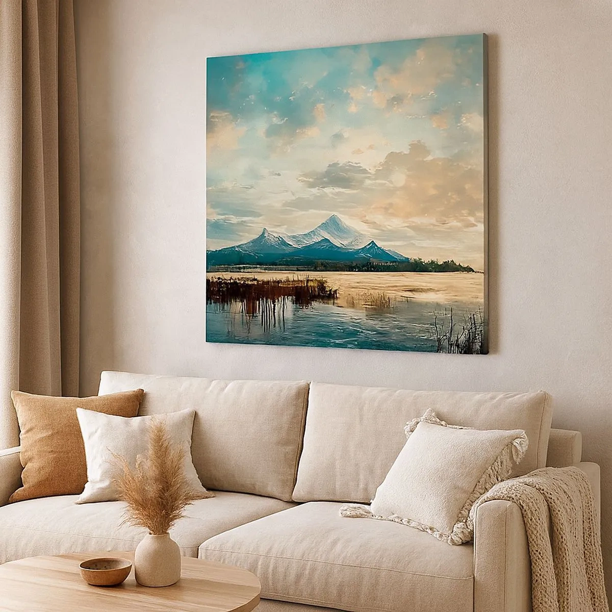 Obraz na płótnie - Pod opieką nieba - 30x30 cm