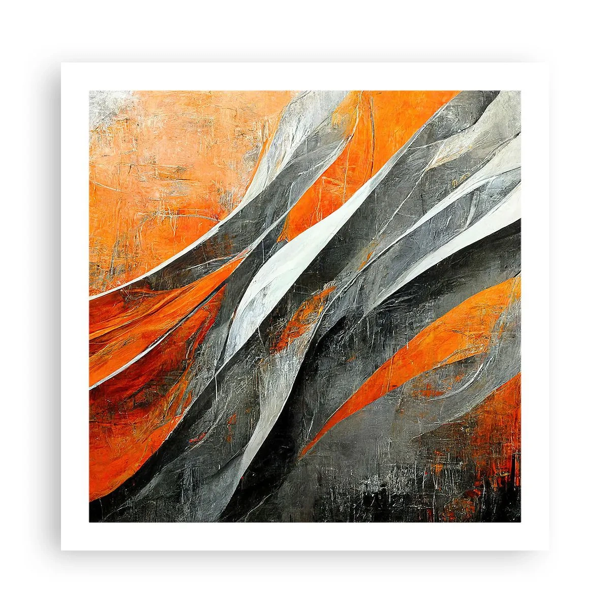 Plakat - Żar i chłód - 60x60 cm