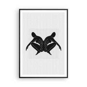 Plakat w czarnej ramie - Wspólna dusza - 70x100 cm