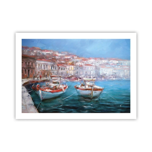 Plakat - Włoska zatoka - 70x50 cm
