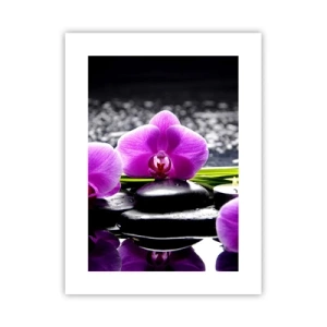 Plakat - Utonąć w ciszy i spokoju - 30x40 cm