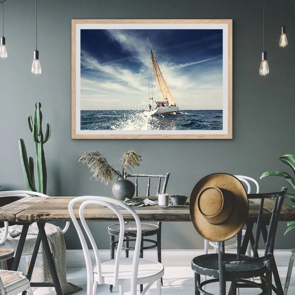 Plakat w ramie jasny dąb - Nas nie dogonią! - 91x61 cm