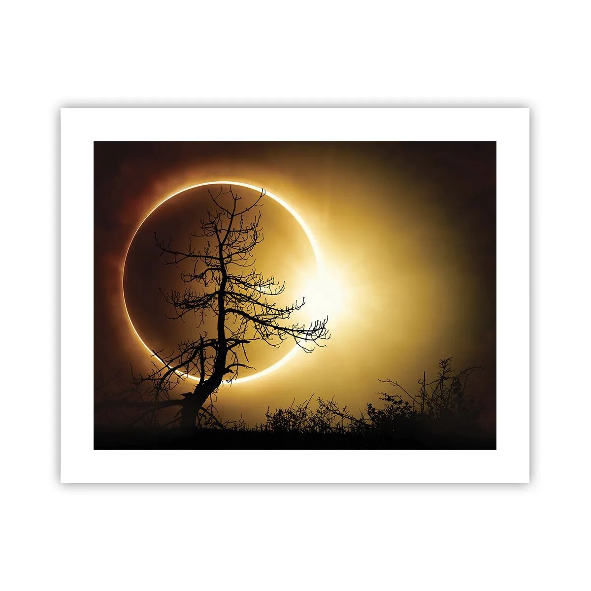 Plakat - Całkowite zaćmienie - 50x40 cm
