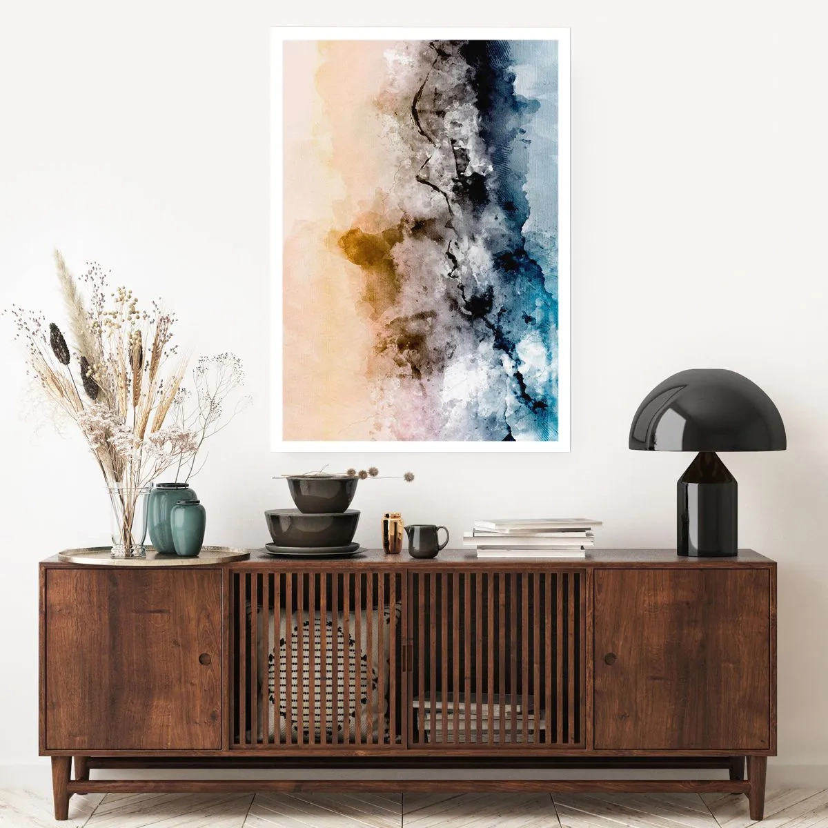 Plakat - Zatopione w tumanie mgły - 40x50 cm