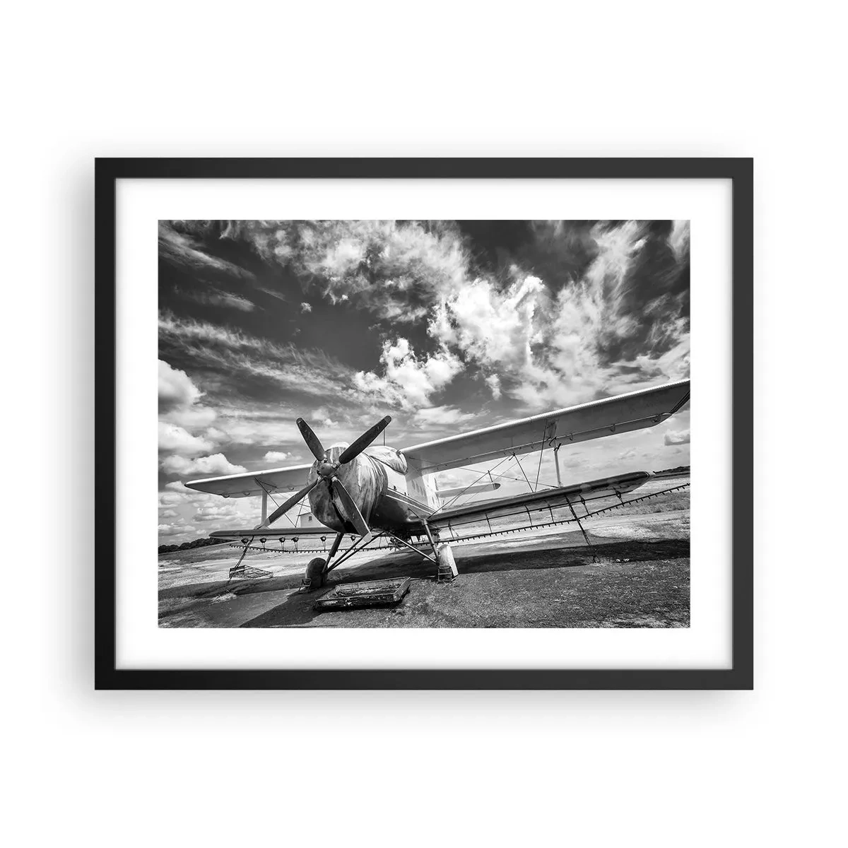 Plakat w czarnej ramie - Nie mogę się doczekać! - 50x40 cm