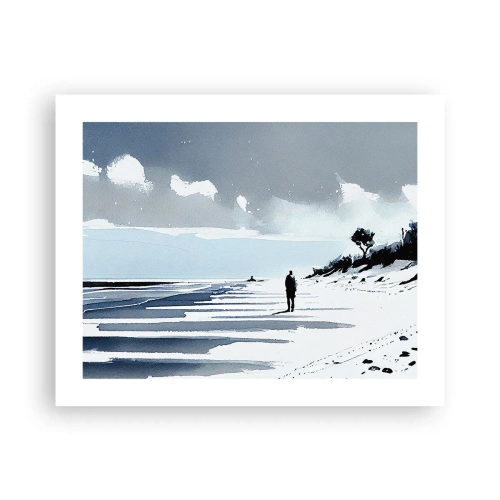 Plakat - Sam na sam - 50x40 cm