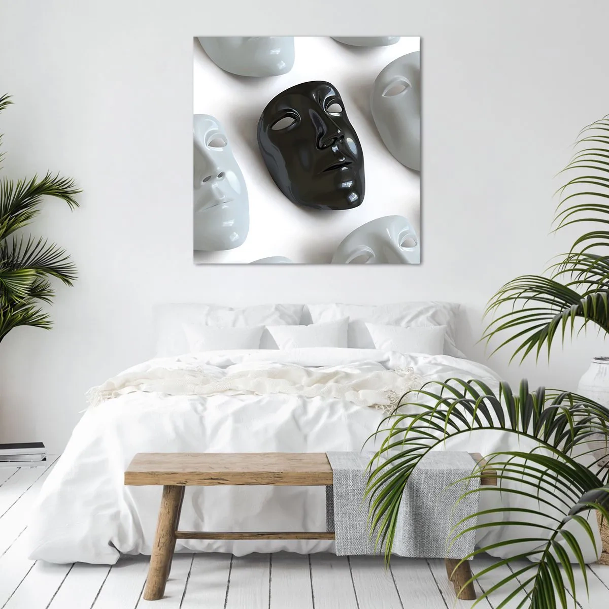 Obraz na płótnie - Jak się wyróżnić? - 70x70 cm