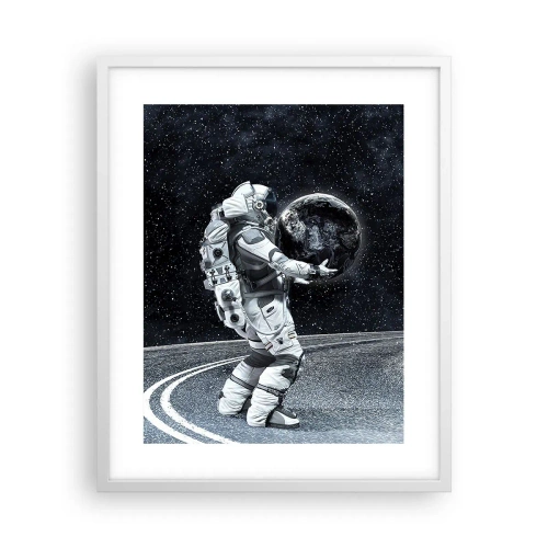 Plakat w białej ramie - Na Mlecznej Drodze - 40x50 cm