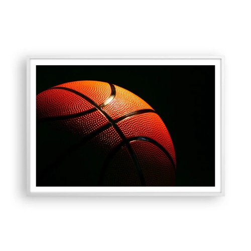 Plakat w białej ramie - Piękna jak planeta - 100x70 cm