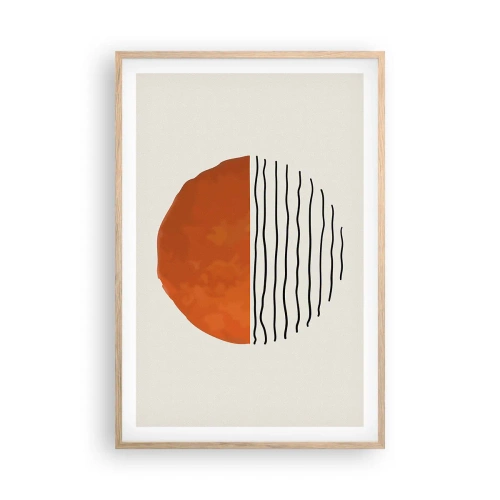 Plakat w ramie jasny dąb - W japońskim klimacie - 61x91 cm