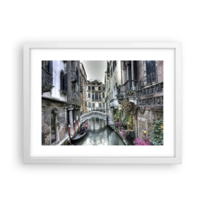 Plakat w białej ramie - Od wieków w cichej zadumie - 40x30 cm